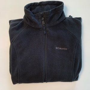 Columbia fleece zip up sweater